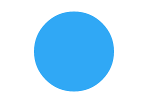 circle要素で丸を書いたブラウザでの表示