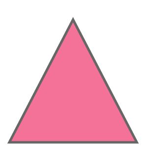 三角形を path で描いたブラウザでの表示